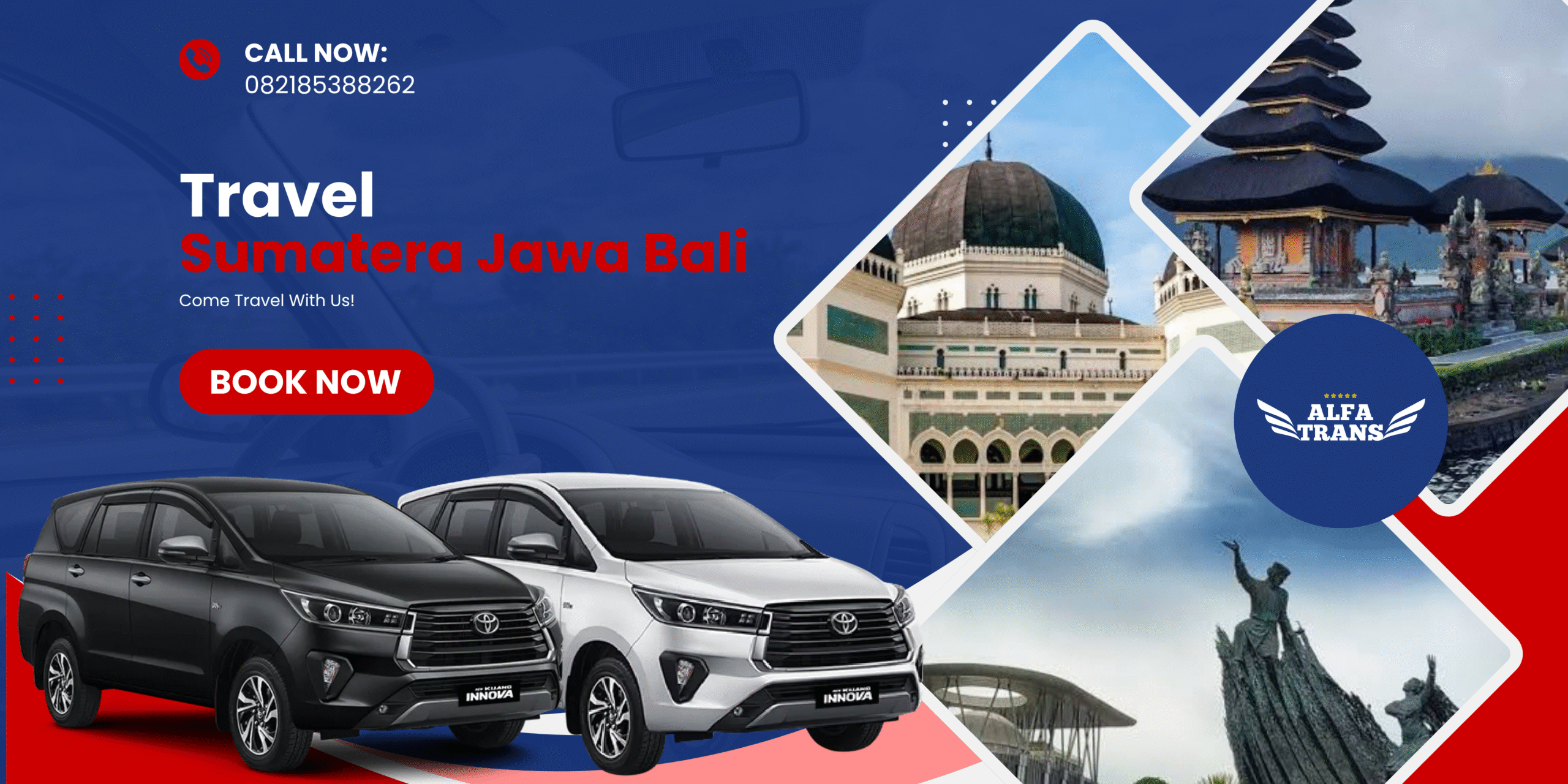 travel sumatera jawa bali